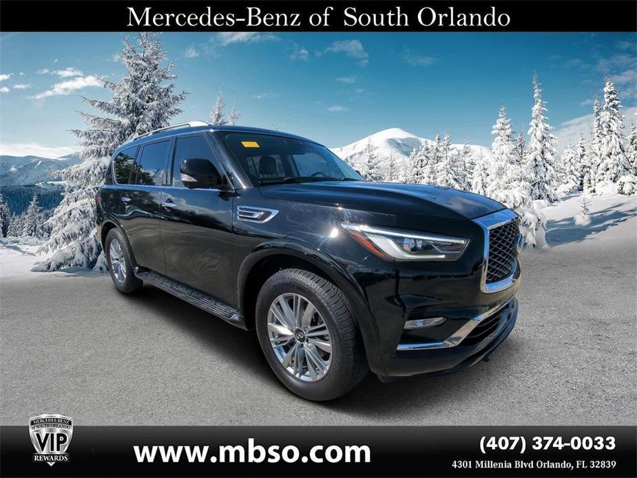 used 2021 INFINITI QX80 car, priced at $29,299