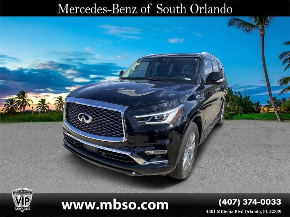 used 2021 INFINITI QX80 car, priced at $30,899