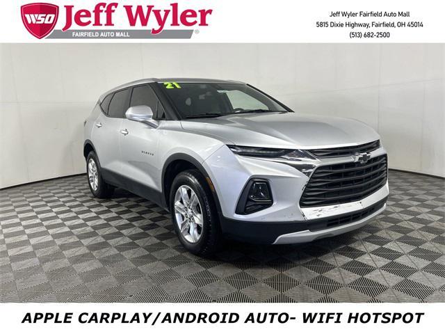 used 2021 Chevrolet Blazer car, priced at $21,529