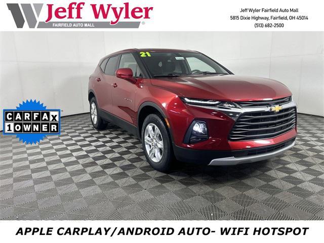 used 2021 Chevrolet Blazer car, priced at $20,961