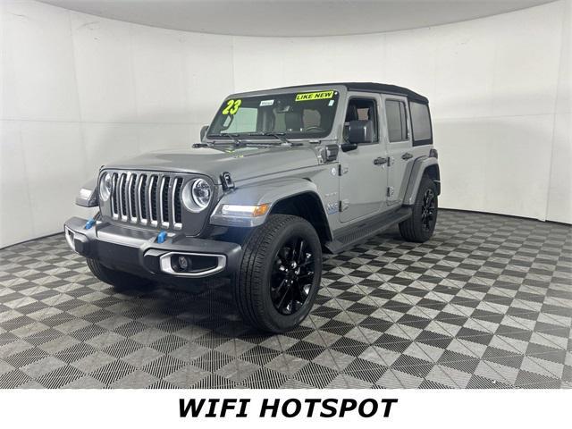 used 2023 Jeep Wrangler 4xe car, priced at $33,655