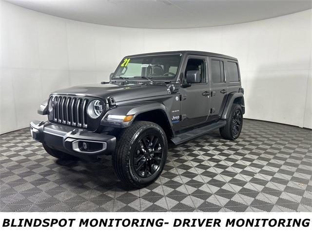 used 2021 Jeep Wrangler Unlimited 4xe car, priced at $32,395