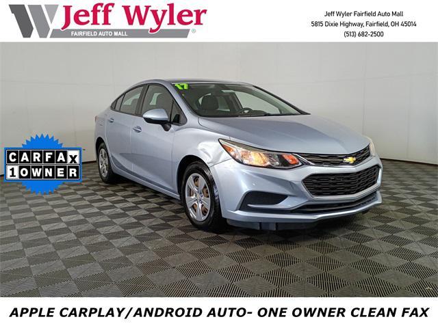 used 2017 Chevrolet Cruze car, priced at $8,727