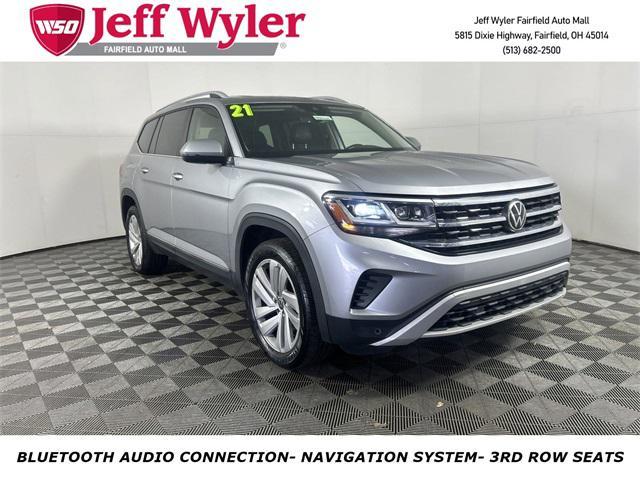 used 2021 Volkswagen Atlas car, priced at $23,401