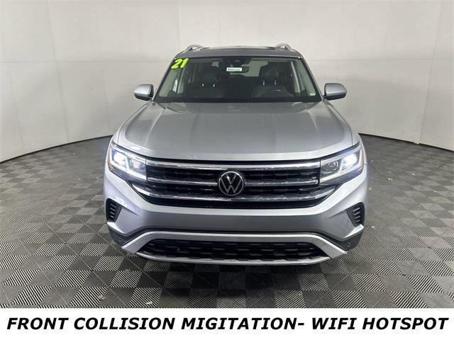 used 2021 Volkswagen Atlas car, priced at $21,395