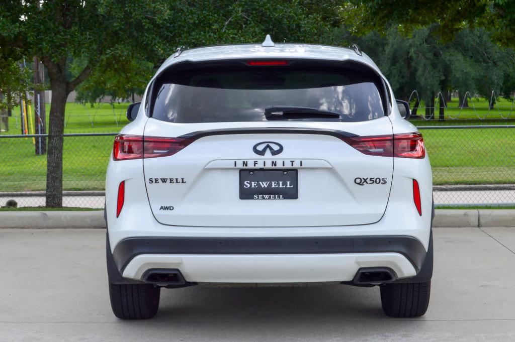 used 2025 INFINITI QX50 car, priced at $44,999