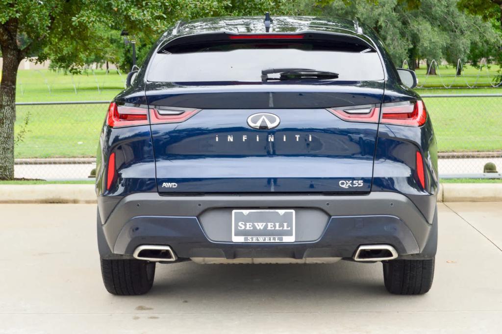 used 2025 INFINITI QX55 car, priced at $44,999