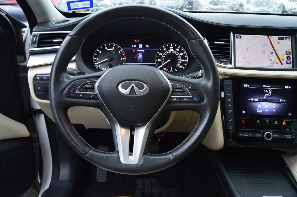 used 2022 INFINITI QX50 car, priced at $27,499