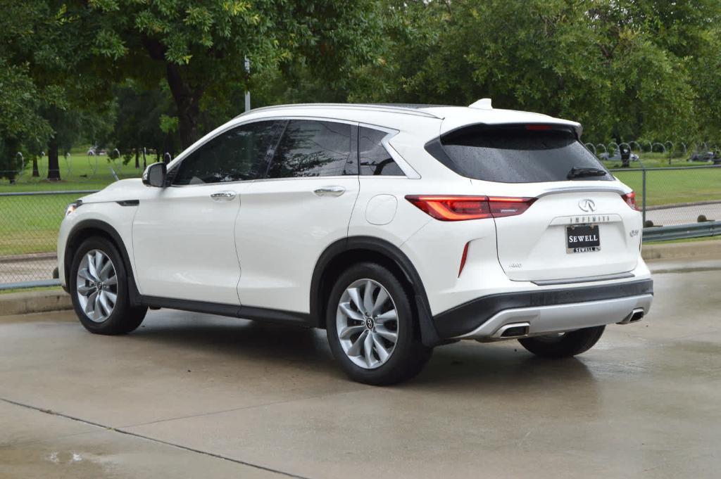 used 2022 INFINITI QX50 car, priced at $27,499