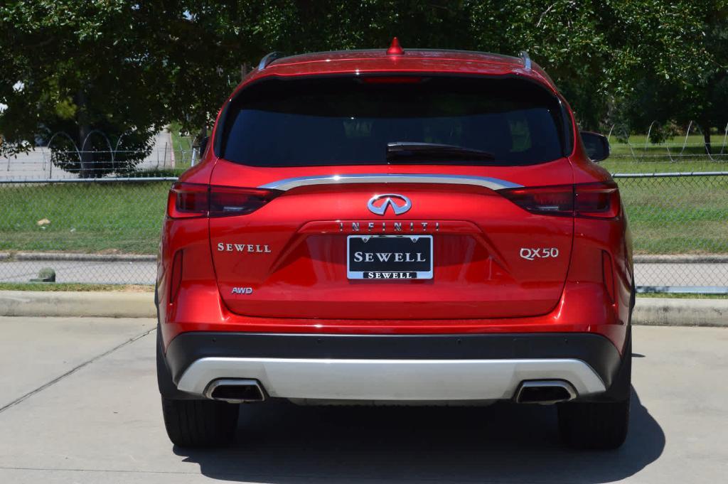 used 2022 INFINITI QX50 car, priced at $31,899