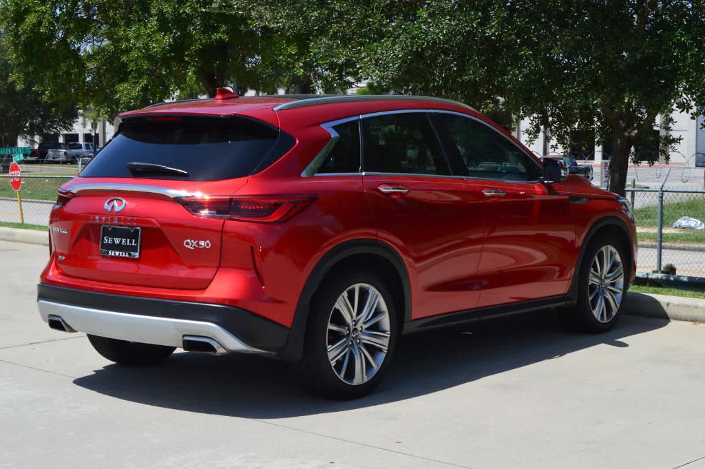used 2022 INFINITI QX50 car, priced at $31,899