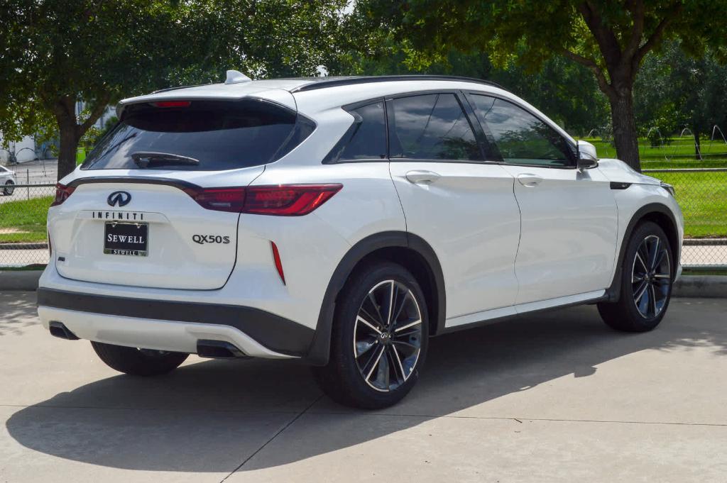 new 2025 INFINITI QX50 car, priced at $54,170