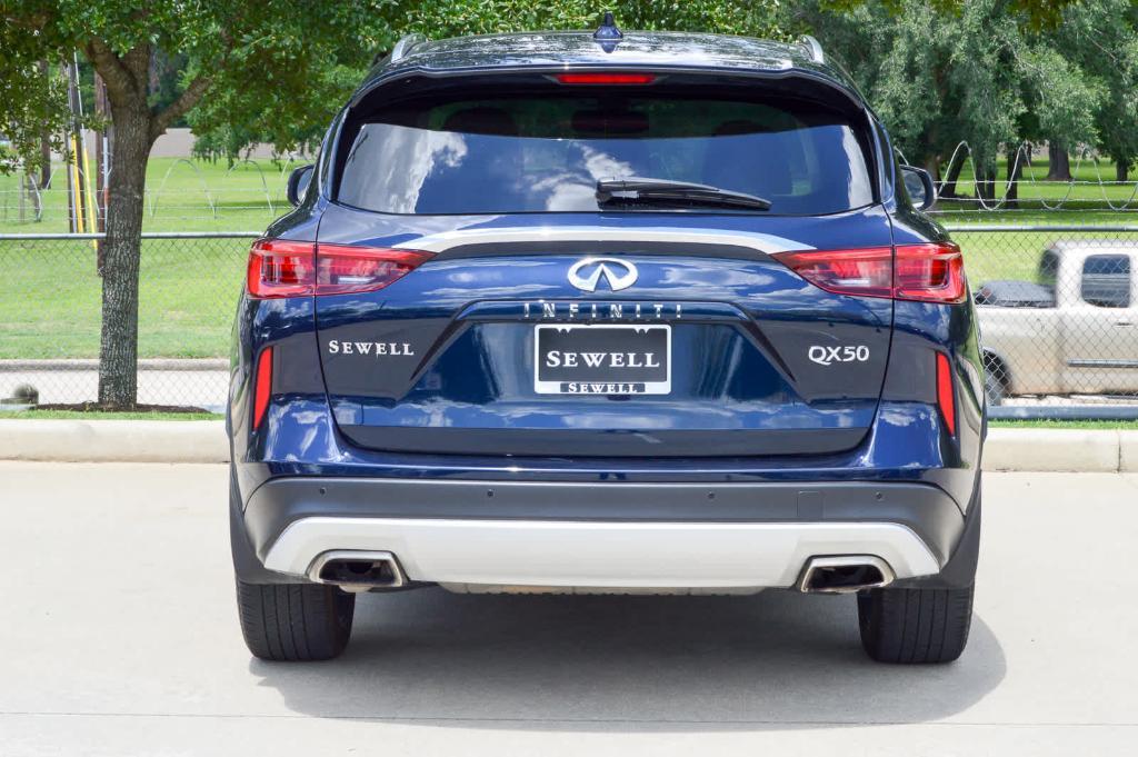 used 2022 INFINITI QX50 car, priced at $34,999