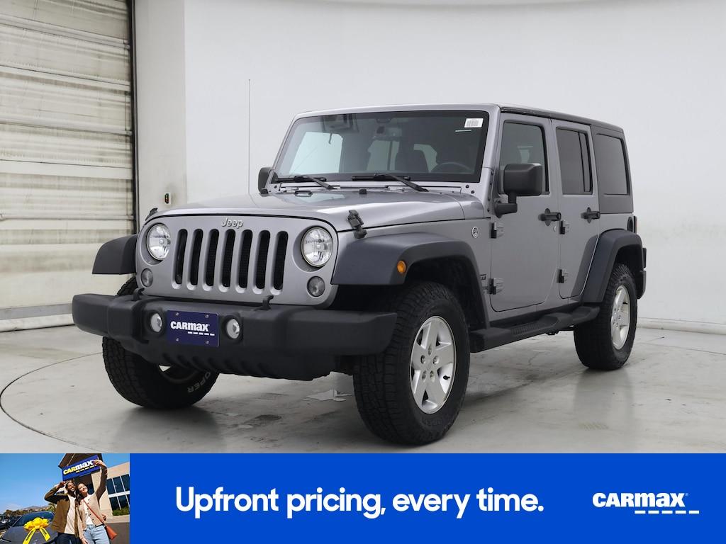 used 2016 Jeep Wrangler car, priced at $18,998