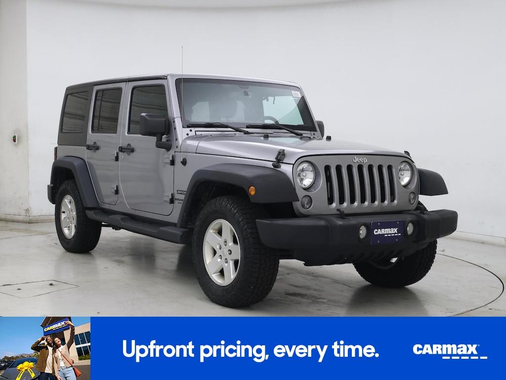 used 2016 Jeep Wrangler car, priced at $18,998