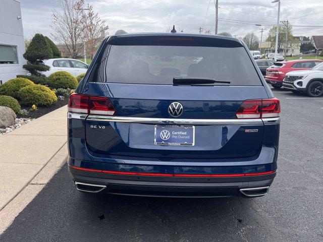 used 2021 Volkswagen Atlas car, priced at $27,490