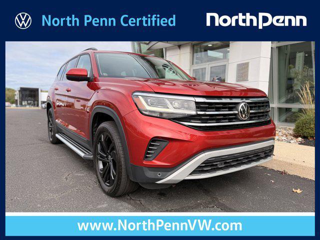 used 2022 Volkswagen Atlas car, priced at $23,703
