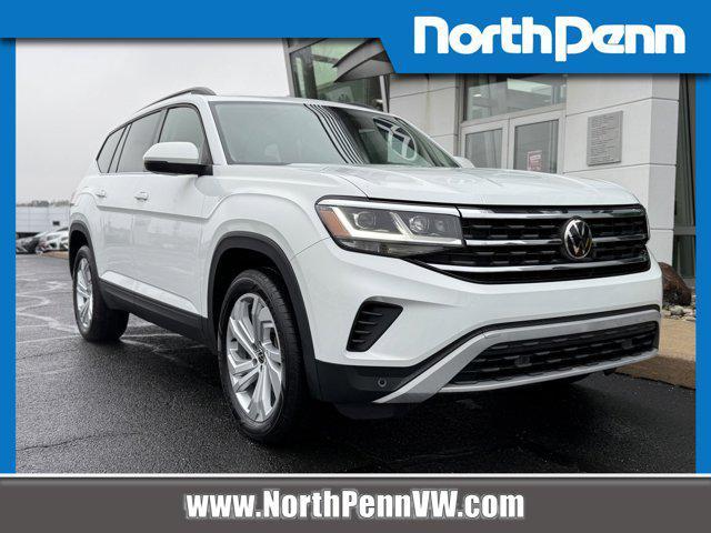 used 2021 Volkswagen Atlas car, priced at $29,490