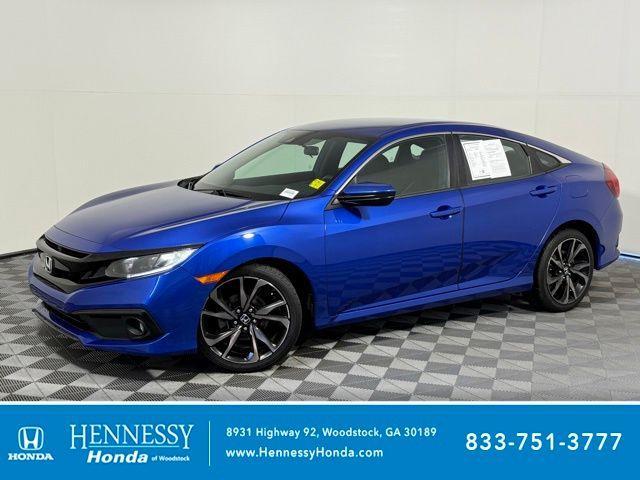used 2019 Honda Civic car, priced at $19,857