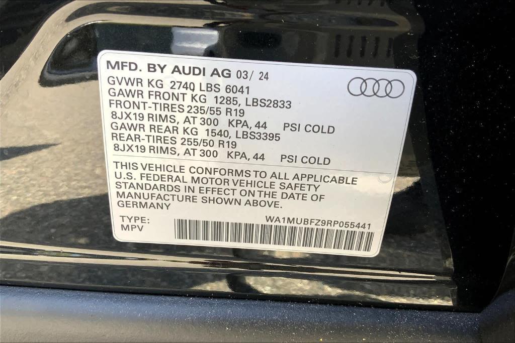 new 2024 Audi Q4 e-tron car, priced at $65,255