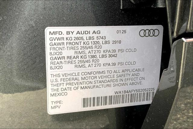 new 2025 Audi SQ5 car, priced at $72,870