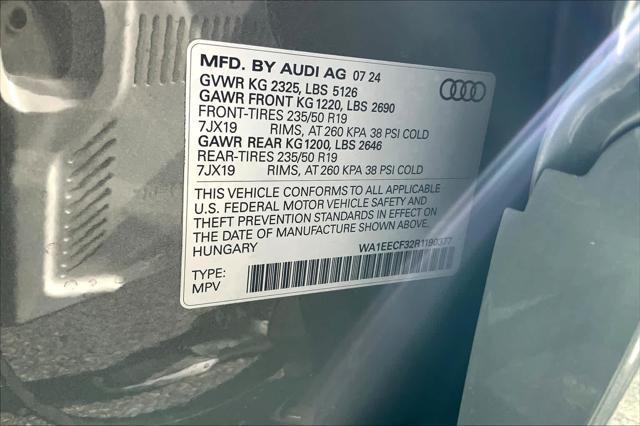 new 2024 Audi Q3 car, priced at $48,140