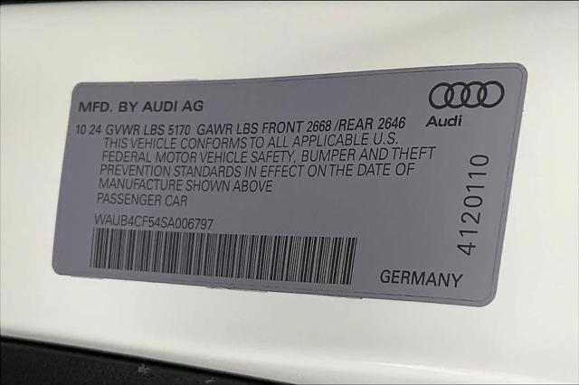 new 2025 Audi S5 car, priced at $75,720