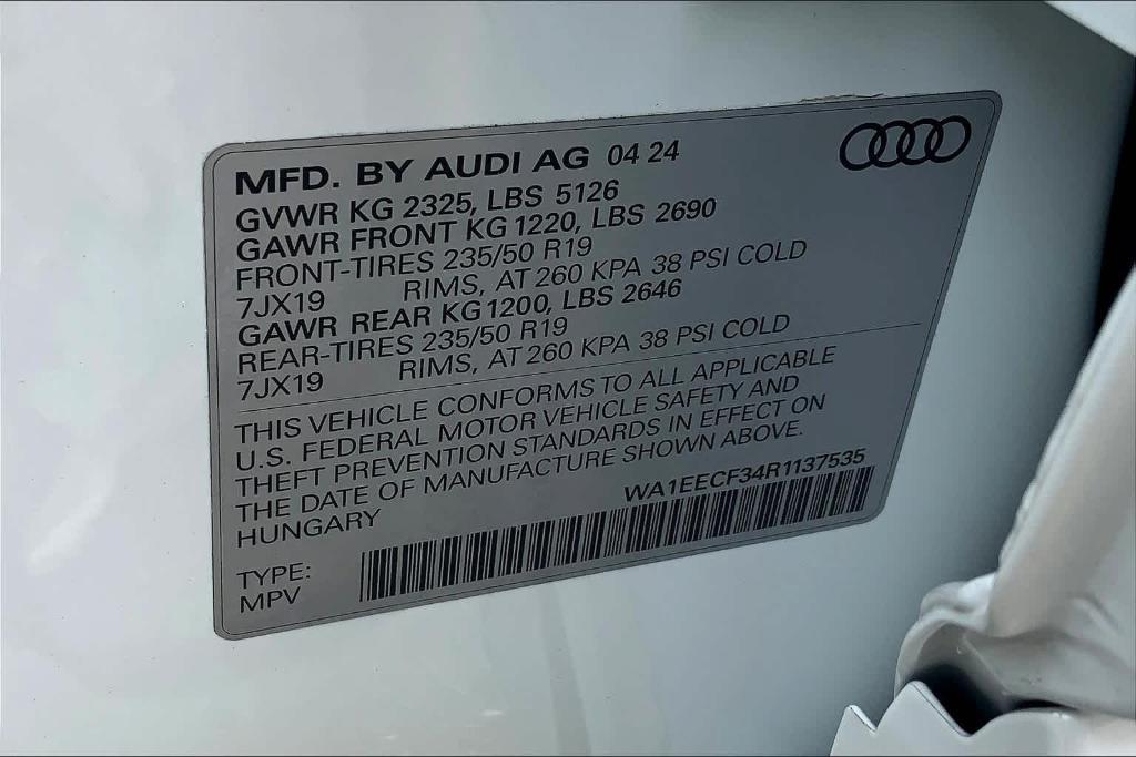 new 2024 Audi Q3 car, priced at $48,255