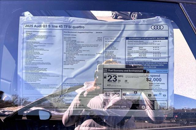 new 2025 Audi Q3 car, priced at $46,110