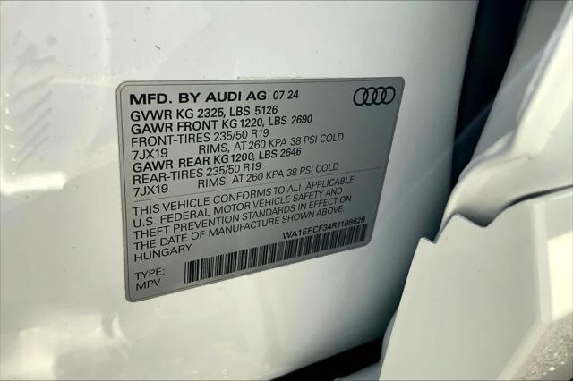 new 2024 Audi Q3 car, priced at $47,795