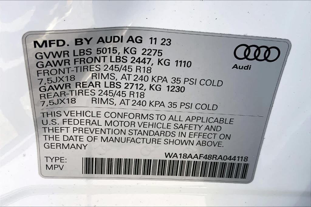 new 2024 Audi A4 allroad car, priced at $57,105