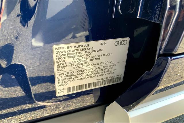 new 2025 Audi Q5 car, priced at $58,215