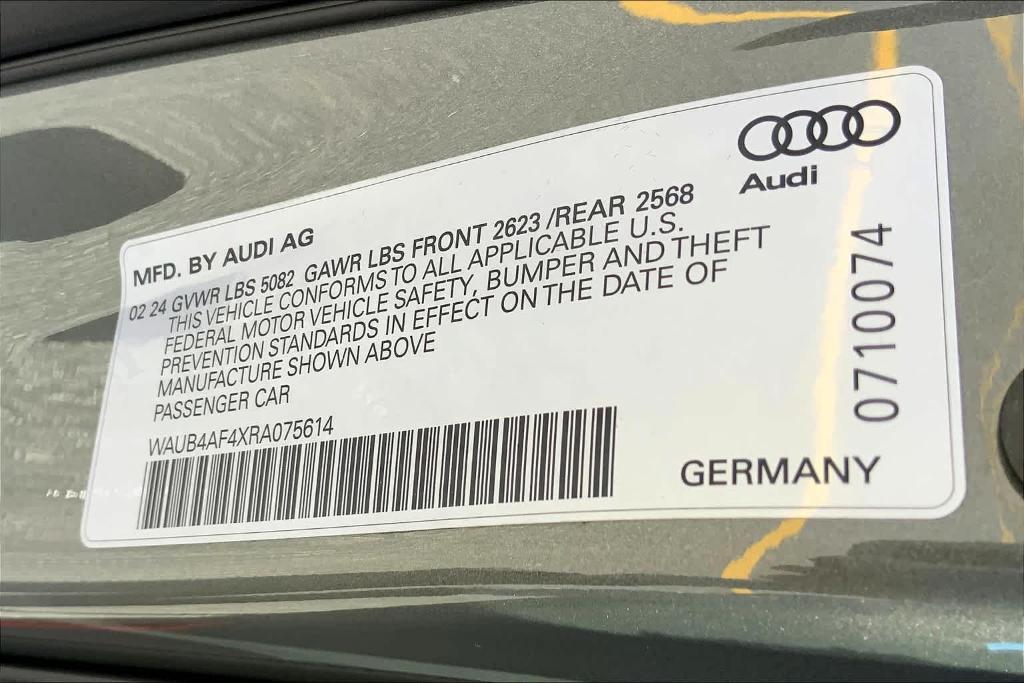 new 2024 Audi S4 car, priced at $68,055
