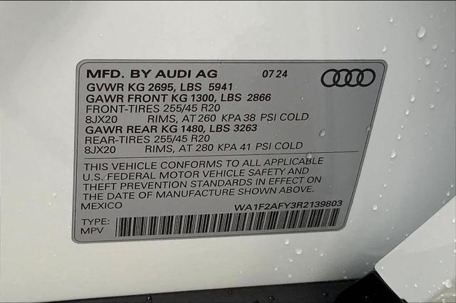 new 2024 Audi Q5 car, priced at $74,800