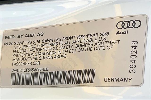 new 2025 Audi S5 car, priced at $70,540