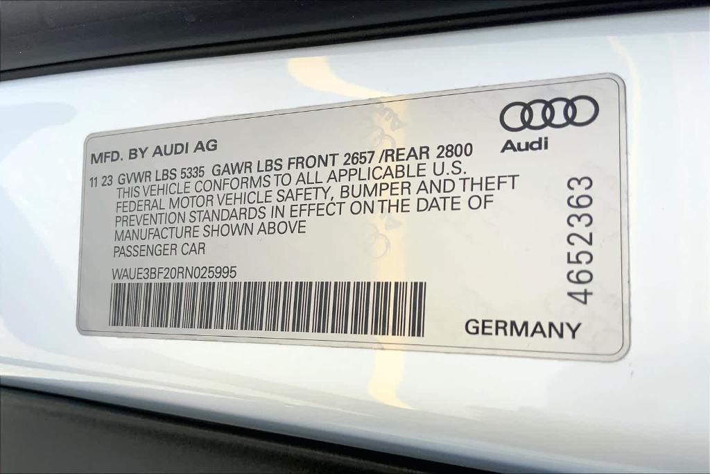 new 2024 Audi A6 car, priced at $68,550