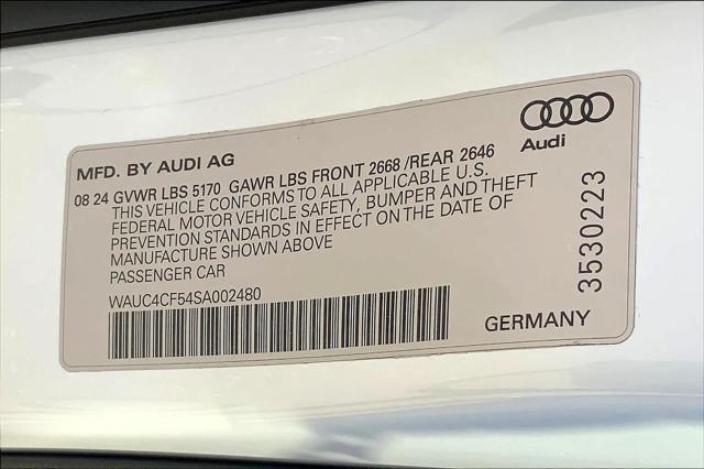 new 2025 Audi S5 car, priced at $69,765