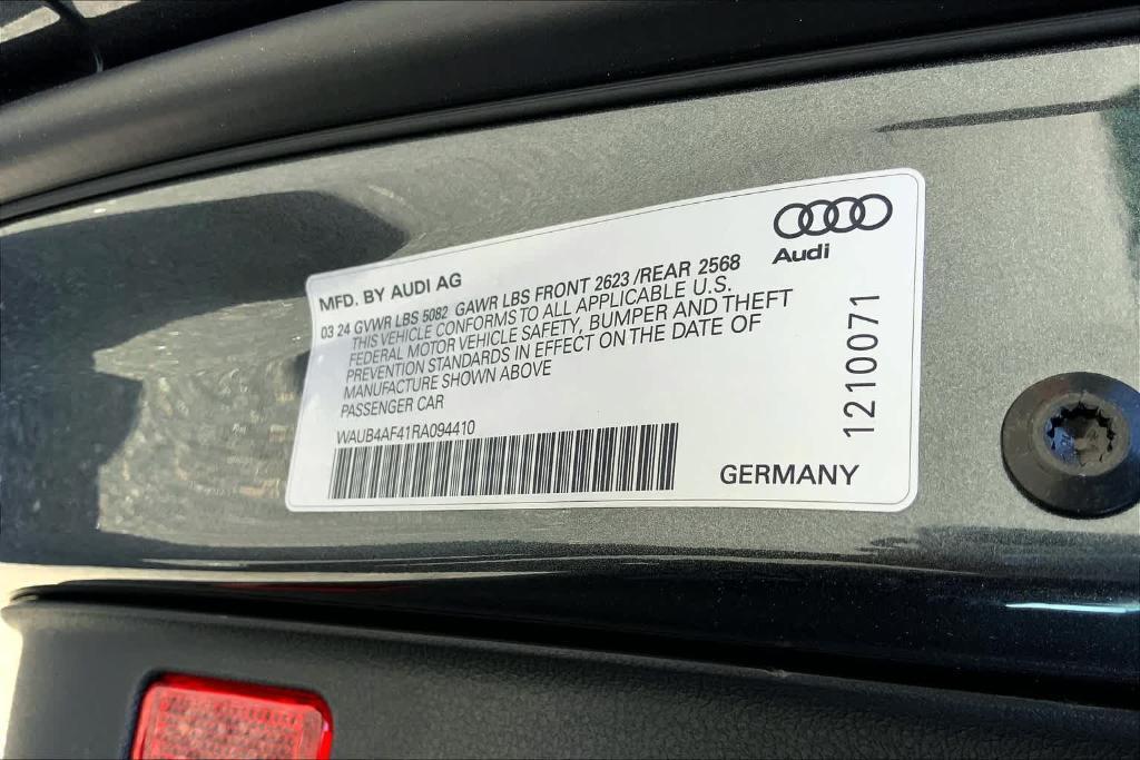 new 2024 Audi S4 car, priced at $61,810