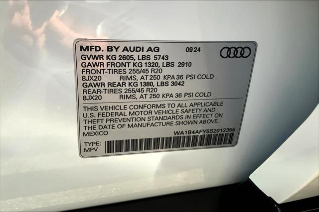 new 2025 Audi SQ5 car, priced at $70,270