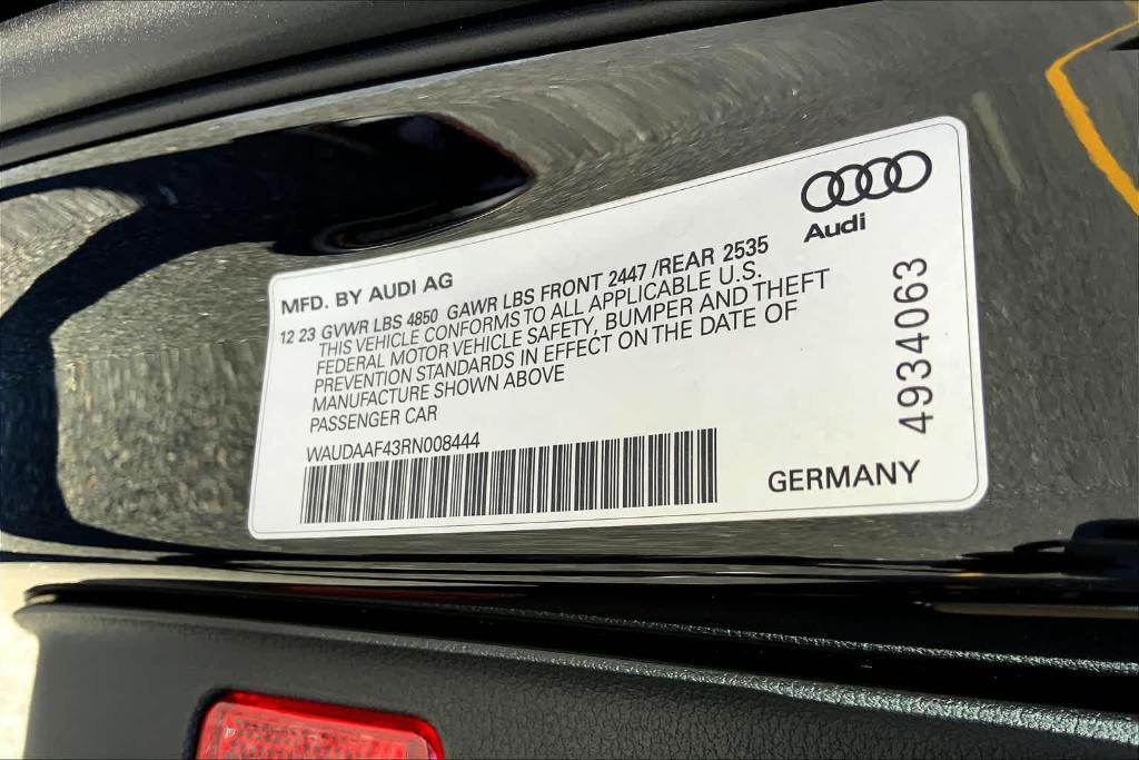 new 2024 Audi A4 car, priced at $47,105
