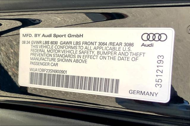 new 2025 Audi RS 6 Avant car, priced at $153,890