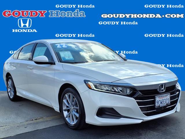 used 2022 Honda Accord car, priced at $24,388