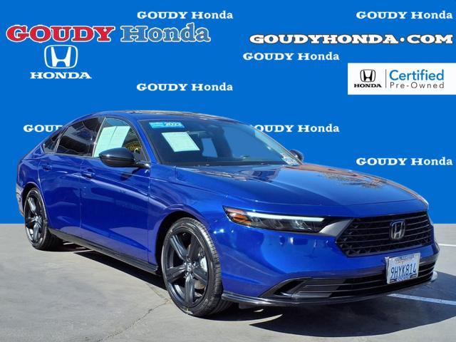 used 2023 Honda Accord Hybrid car, priced at $26,597