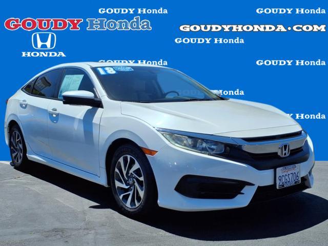 used 2018 Honda Civic car, priced at $15,399