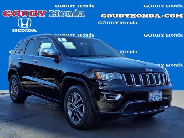 used 2018 Jeep Grand Cherokee car, priced at $18,500