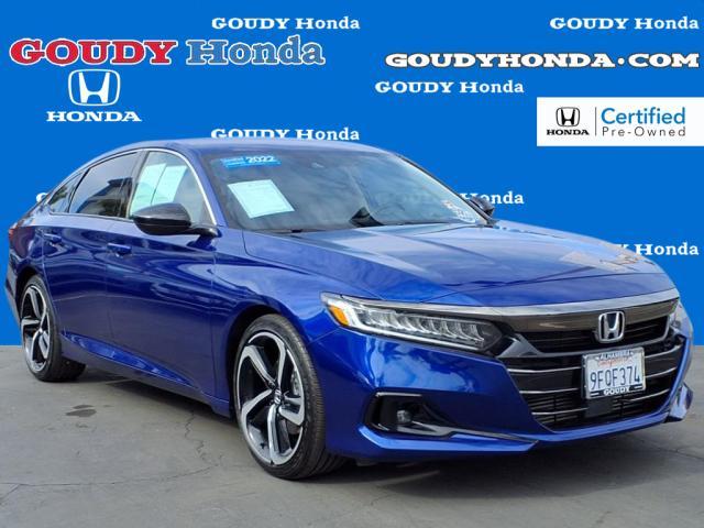 used 2022 Honda Accord car, priced at $25,997