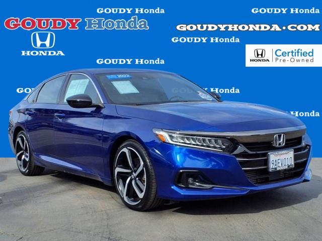 used 2022 Honda Accord car, priced at $25,100