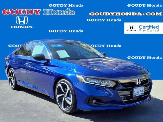 used 2022 Honda Accord car, priced at $24,997
