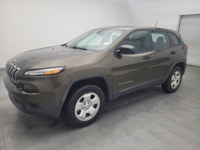 used 2015 Jeep Cherokee car, priced at $14,695