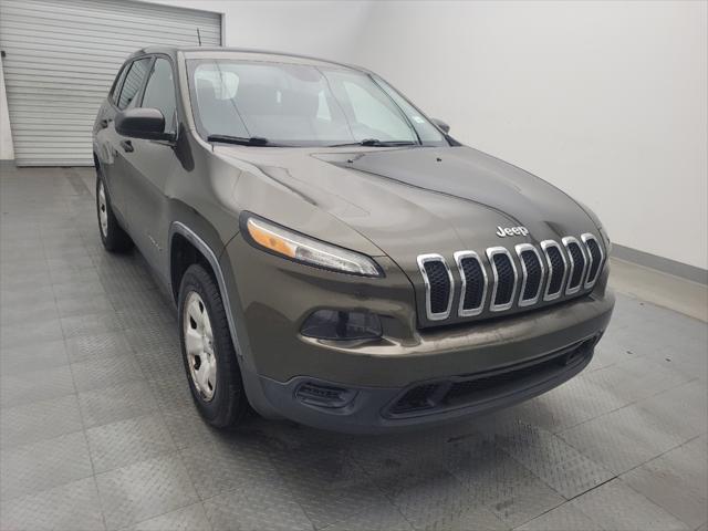 used 2015 Jeep Cherokee car, priced at $14,695